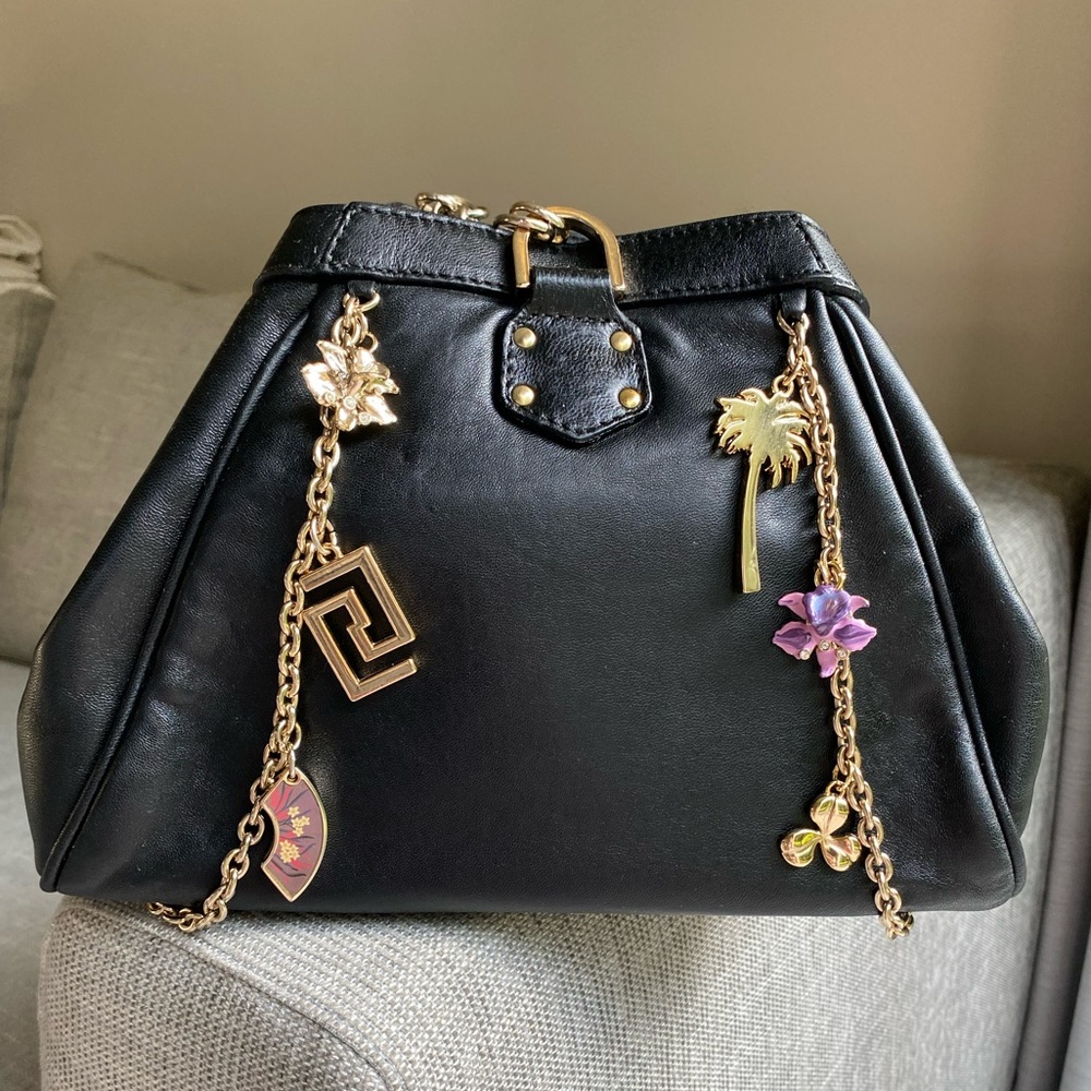 Authentic leather Versace bag for H&M